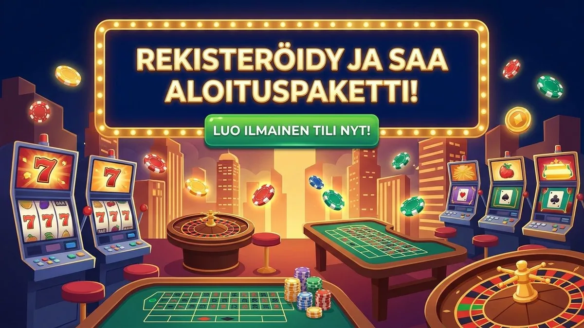 Rekisteröidy bonuksella